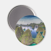 Wayag Island Landschaft, Indonesien Magnet (Vorderseite/Rückseite)