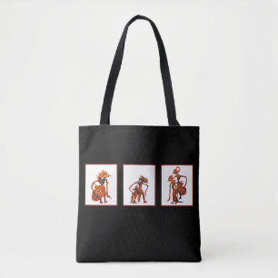Wayang in Batik Tasche