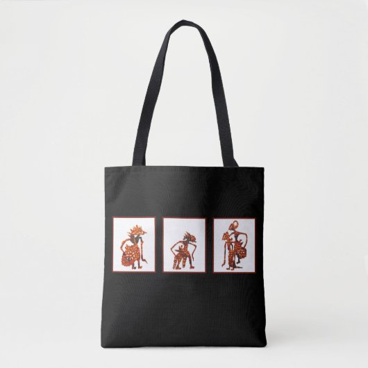 Wayang in Batik Tasche (Vorderseite)