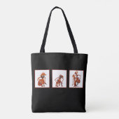 Wayang in Batik Tasche (Rückseite)