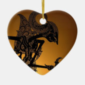 Wayang Keramikornament (Vorne)