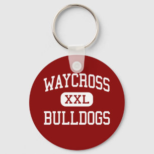 Waycross - Bulldogs - Middle - Waycross Georgia Schlüsselanhänger