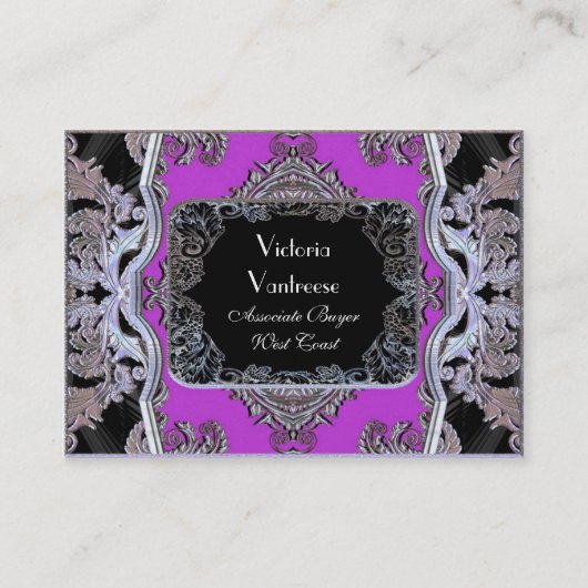 Wayde Hügel-Leidenschafts-elegantes berufliches Visitenkarte (Vorderseite)