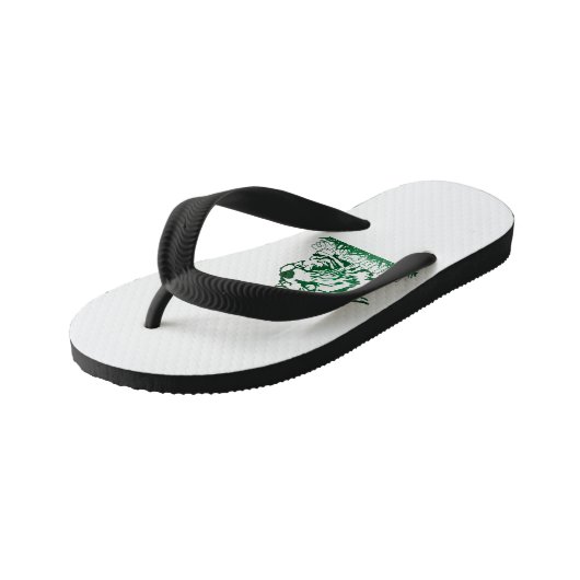 Wayland Gewerkschaft Wildcats #4 Kinderbadesandalen (Schrägansicht)