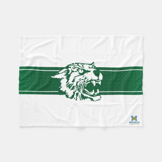 Wayland Gewerkschaft Wildcats #7 Fleecedecke (Vorderseite (Horizontal))