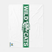 Wayland Gewerkschaft Wildcats #8 Fleecedecke (Vorderseite)