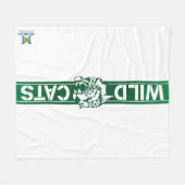 Wayland Gewerkschaft Wildcats #8 Fleecedecke (Vorderseite (Horizontal))