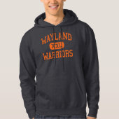 Wayland - Krieger - hoch - Wayland Massachusetts Hoodie (Vorderseite)