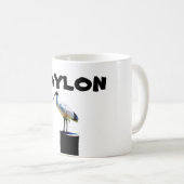 Waylon Name mit Bin Chicken, Coffee Tasse (VorderseiteRechts)
