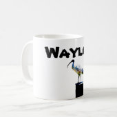 Waylon Name mit Bin Chicken, Coffee Tasse (Vorderseite Links)
