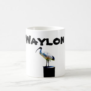 Waylon Name mit Bin Chicken, Coffee Tasse