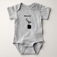 Waylon Name Mit Mülltonnenhuhn, Baby-Body