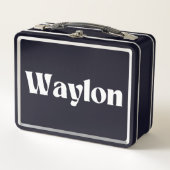 Waylon Name Personalisiert Metall Brotdose (Vorderseite)