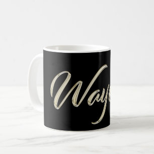 Waylon Name whitegold Tasse Teetasse Kaffeetasse
