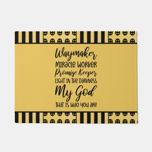 Waymaker Christlich Doormat Fußmatte (Vorderseite)