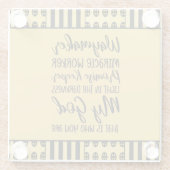 Waymaker Christlich Glass Untersetzer (Rückseite)