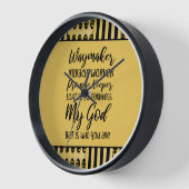 Waymaker Christlich Wall Clock Uhr (Winkel)