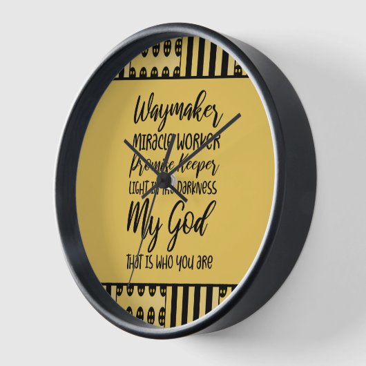 Waymaker Christlich Wall Clock Uhr (Winkel)