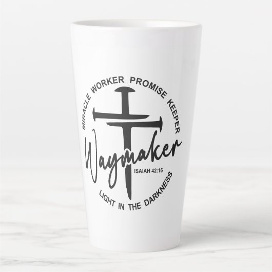 Waymaker Faith Milchtasse (Vorderseite)