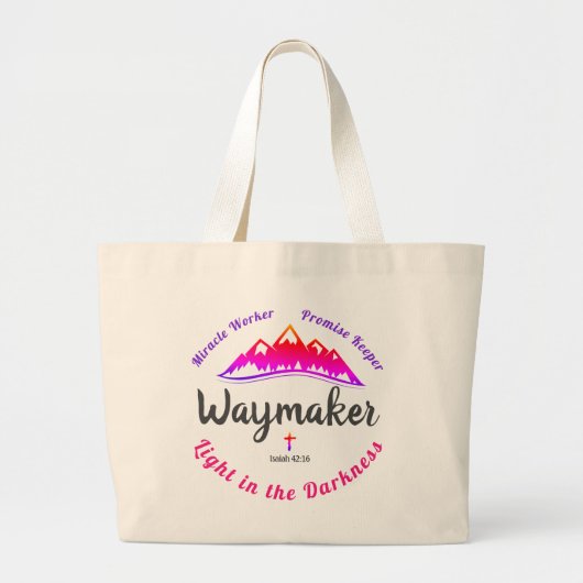 WayMaker große Tote-Tasche Jumbo Stoffbeutel (Vorne)