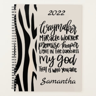 Waymaker Inspiration Motivierend Animal Print Planer