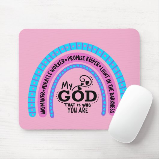 Waymaker Miracle Worker My God That Is Who You Are Mousepad (Mit Mouse)