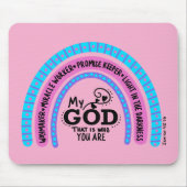 Waymaker Miracle Worker My God That Is Who You Are Mousepad (Vorne)