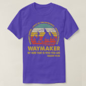 Waymaker Miracle Worker Promise Keeper Christlich T-Shirt (Design vorne)