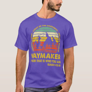 Waymaker Miracle Worker Promise Keeper Christlich  T-Shirt