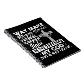 Waymaker Miracle Worker Promise Keeper Light Jesus Notizblock (Rechte Seite)