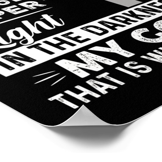 Waymaker Miracle Worker Promise Keeper Light Jesus Poster (Ecke)