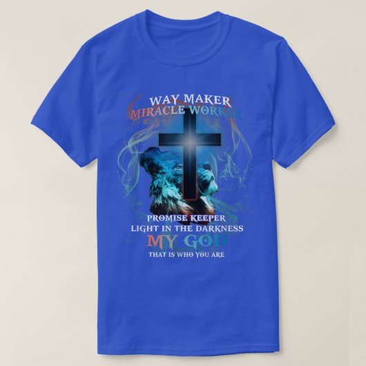 Waymaker Miracle Worker Promise Keeper Light Jesus T-Shirt (Design vorne)