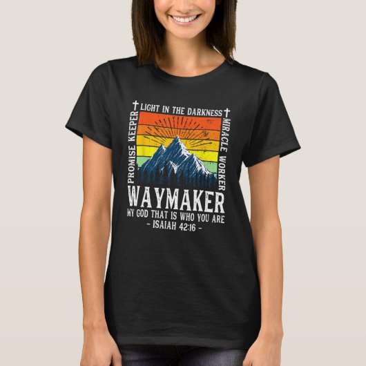 Waymaker Miracle Worker Promise Keeper Shirt Chris (Vorderseite)