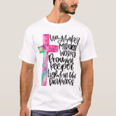 Waymaker Miracle Worker Rainbow Christlich T-Shirt (Vorderseite)