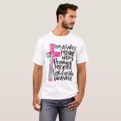 Waymaker Miracle Worker Rainbow Christlich T-Shirt (Vorne ganz)