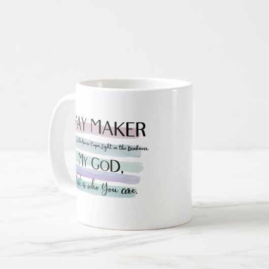 Waymaker mug kaffeetasse (Vorderseite Links)