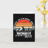 Waymaker My God That Who You Are Isaiah Bible Vers Karte (Gelbe Blume)