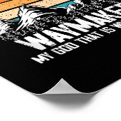 Waymaker My God That Who You Are Isaiah Bible Vers Poster (Ecke)