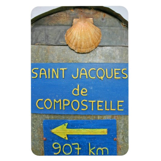 Waymark French Camino 1 Magnet (Vertikal)