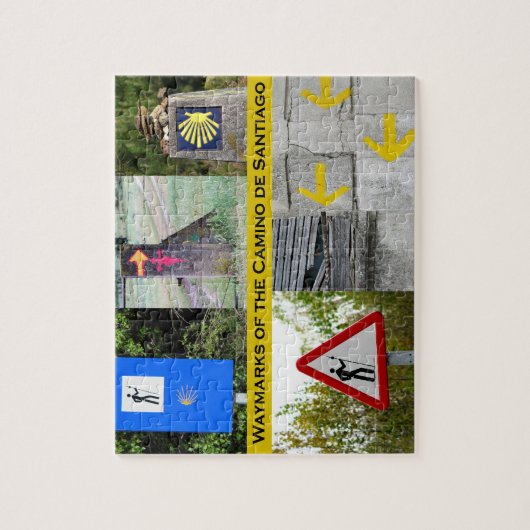 Waymarks des Camino Puzzlespiels Puzzle (Vertikal)