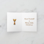 Wayne Deer Feiertagskarte (Innenseite)