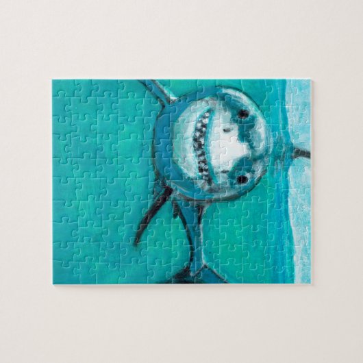 "Wayne" der Weiße Hai Puzzle (Horizontal)