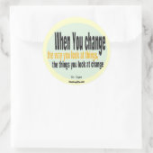 Wayne Dyer Sticker (Tasche)