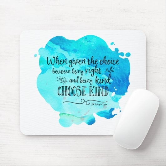 Wayne-Farbstoffzitat wählen nettes mousepad (Mit Mouse)