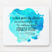 Wayne-Farbstoffzitat wählen nettes mousepad (Vorne)