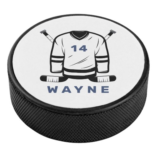 WAYNE Hockey Jersey Editable Number Sports Eishockey Puck (3/4)
