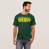 Wayne Landkreis Michigan Sheriff Deputies Uniform T-Shirt (Vorne ganz)