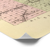 Wayne Landkreis, Nebraska Poster (Ecke)