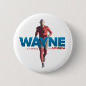 Wayne Messam läuft für Präsidenten Button (Vorderseite)