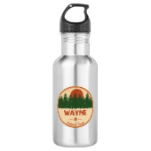 Wayne National Forest Edelstahlflasche (Vorderseite)